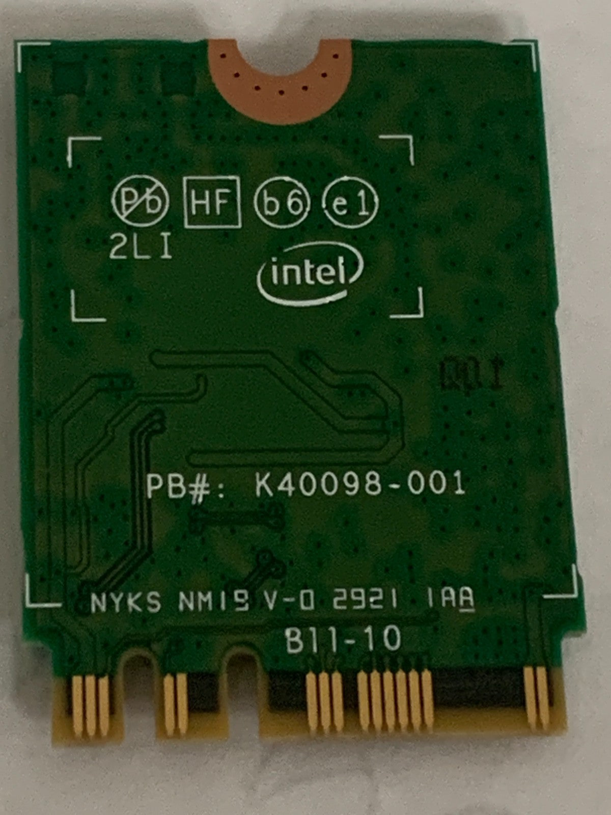 INTEL WIFI 6 AX200 MULTI PROTOCAL MODULE #AX200.NGWG
