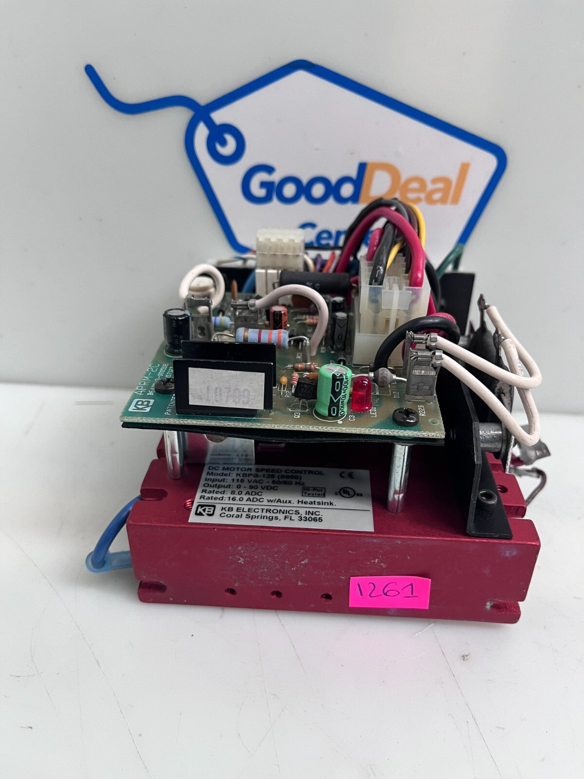 KB ELECTRONICS KBPB-125 Part# 8900 DC Motor Speed Control