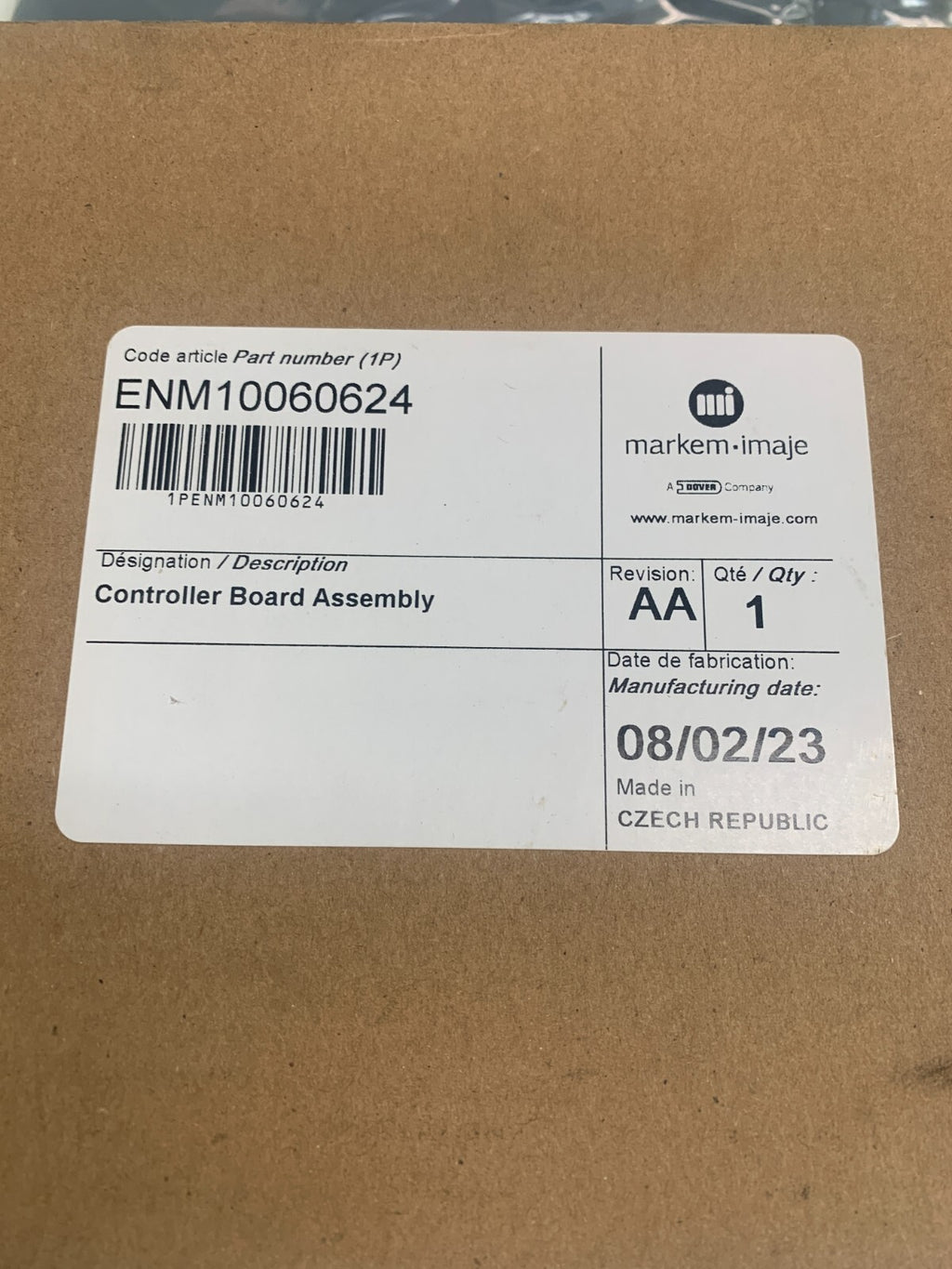 MARKEM IMAJE Controller Board Assembly ENM10060624 Rev AA