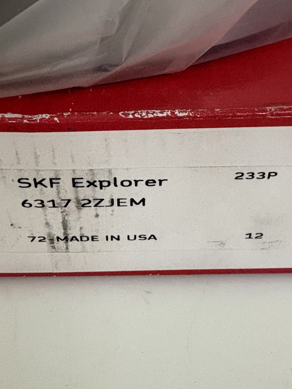 SKF SINGLE ROW ANGULAR CONTACT BALL BEARING SKF 7317 BECBY1