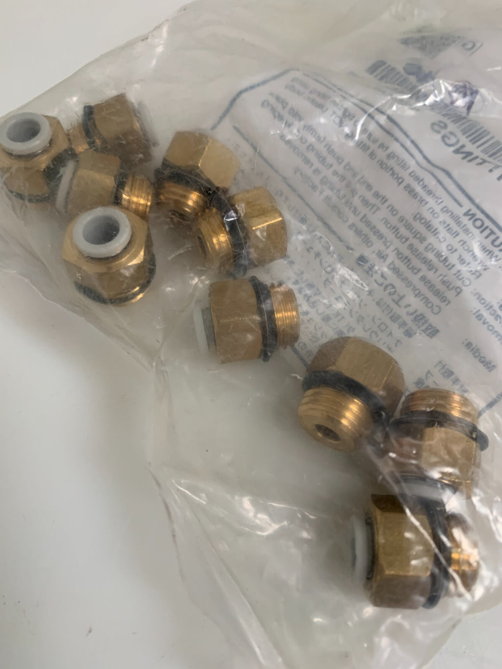SMC  Brass Male Connector KQ2H06-U02A  (Bag of 10)
