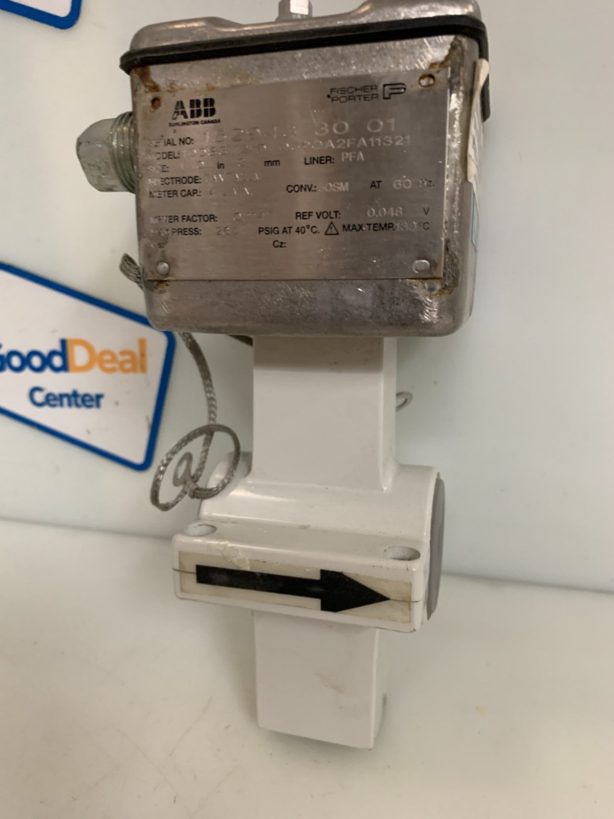 ABB/PORTER FISHER MAGNETIC FLOW METER 10DS3112* DK03POA2 FA11321