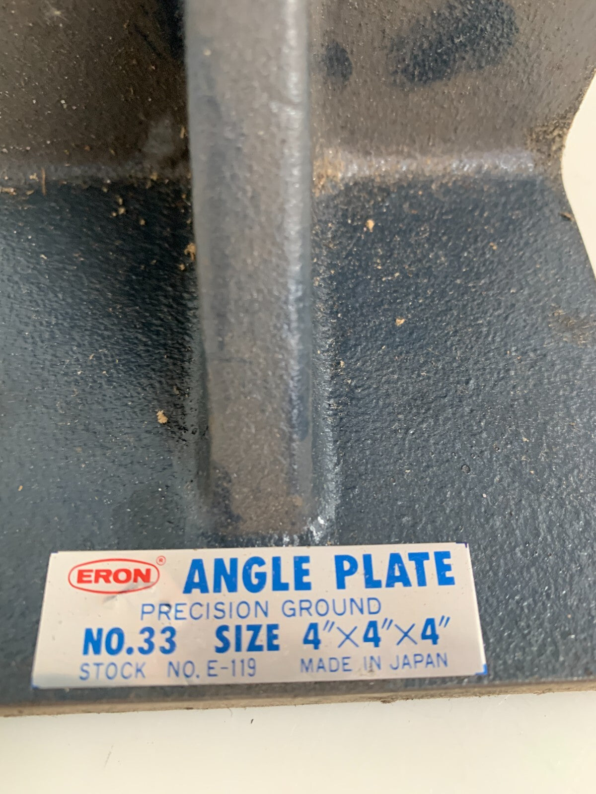 ERON ANGLE PLATE #33 4"X4"X4"