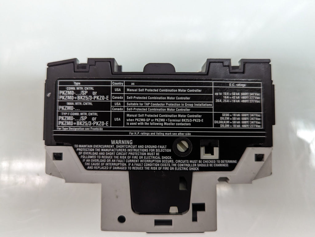 Moeller PKZM0-16 Motor Protection Circuit Breaker
