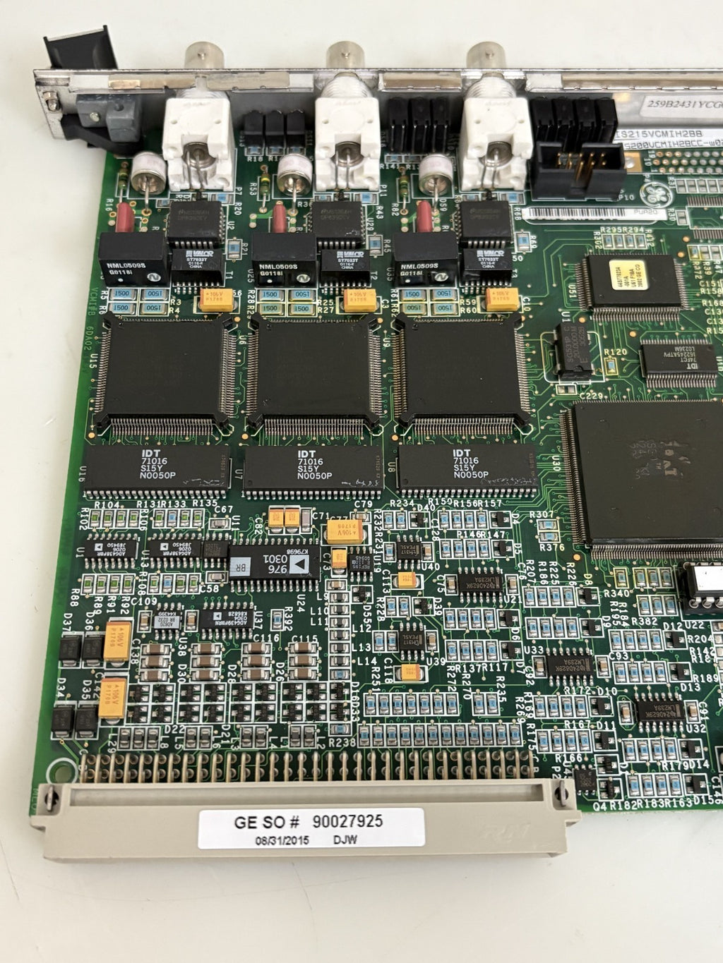 GENERAL ELECTRIC MASTER CONTROLLER CIRCUIT BOARD IS200VCM1H2BCC-W02