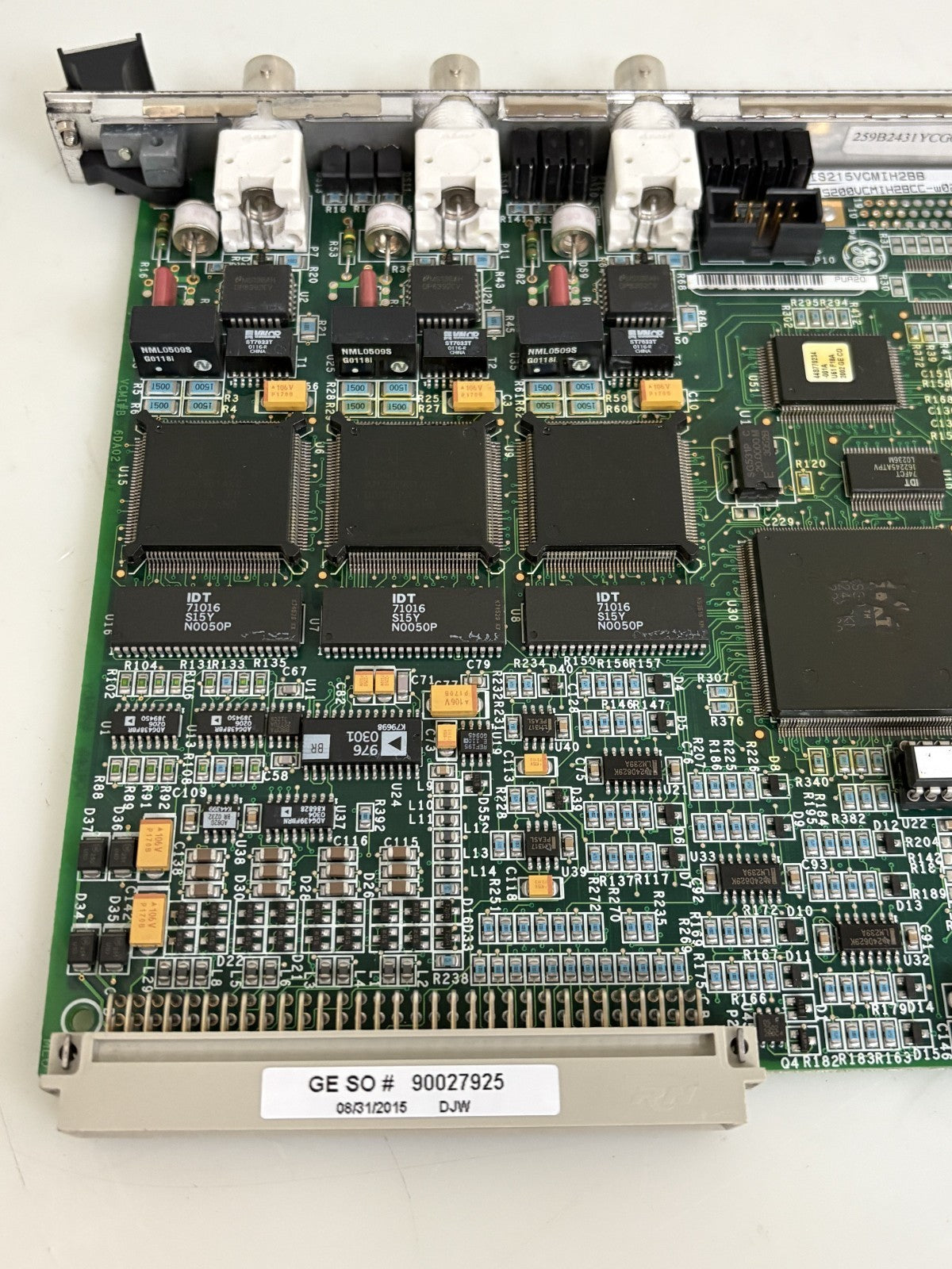 GENERAL ELECTRIC MASTER CONTROLLER CIRCUIT BOARD IS200VCM1H2BCC-W02