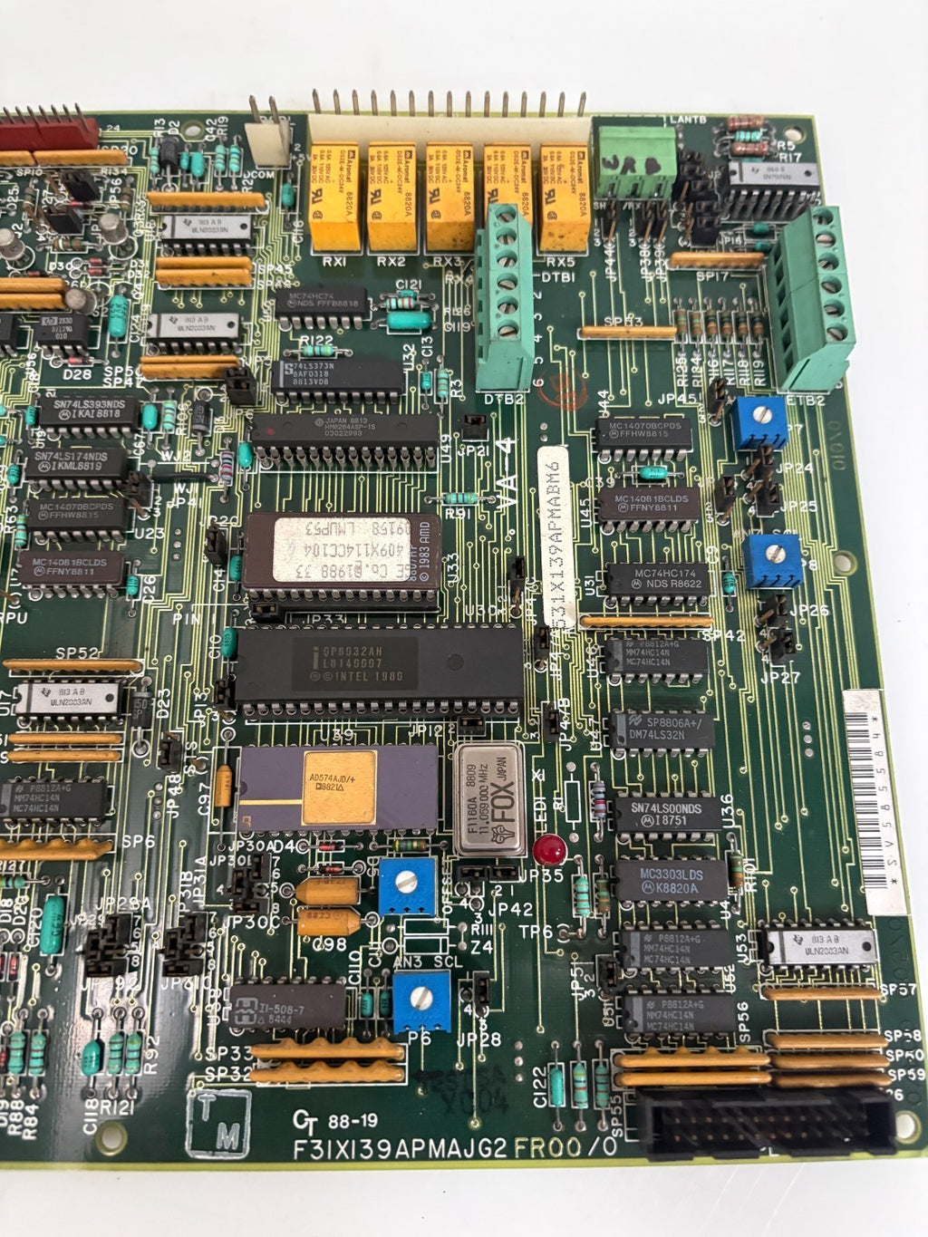 GENERAL ELECTRIC SERVO DRIVE BOARD 531X139APMABM6 F3IXI39APMAJG2