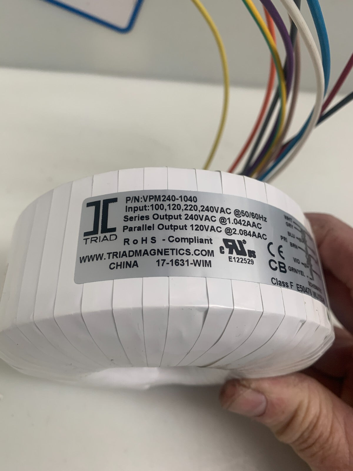 Triad Magnetics Medical Grade Transformer VPM240-1040