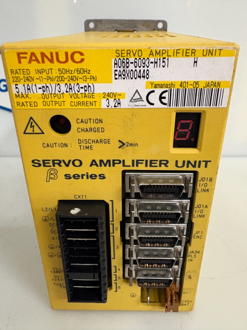 GE FANUC SERVO AMPLIFIER UNIT A06B-6093-H151 H1