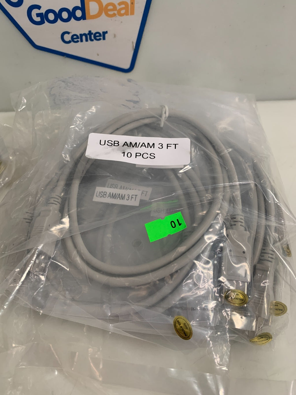 LOT OF 30  USB AM/AM CABLE 3'1