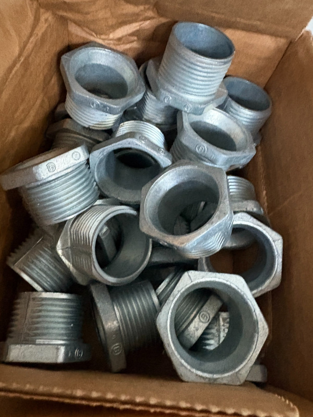 BRIDGEPORT FITTING DIE CAST ZINC 1" CHASE NIPPLE #1104-DC 25/BOX2