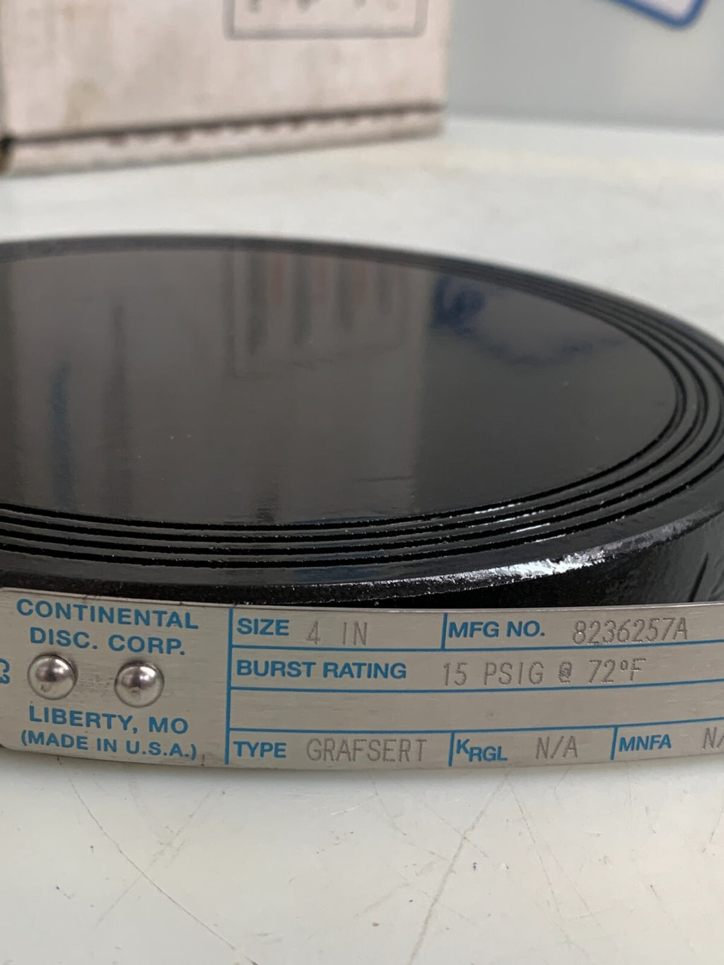 CONTINENTAL CORP   Rupture Disc   8236257A