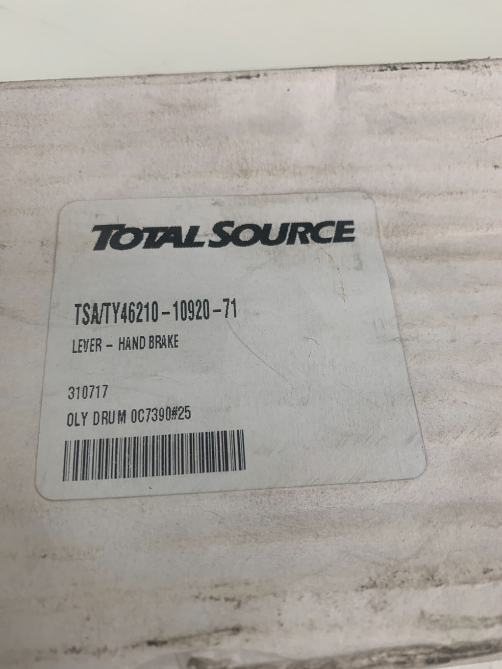 TOTAL SOURCE / TOYOTA  Lift Truck Lever Hand Brake TSA/TY46210-10920-71