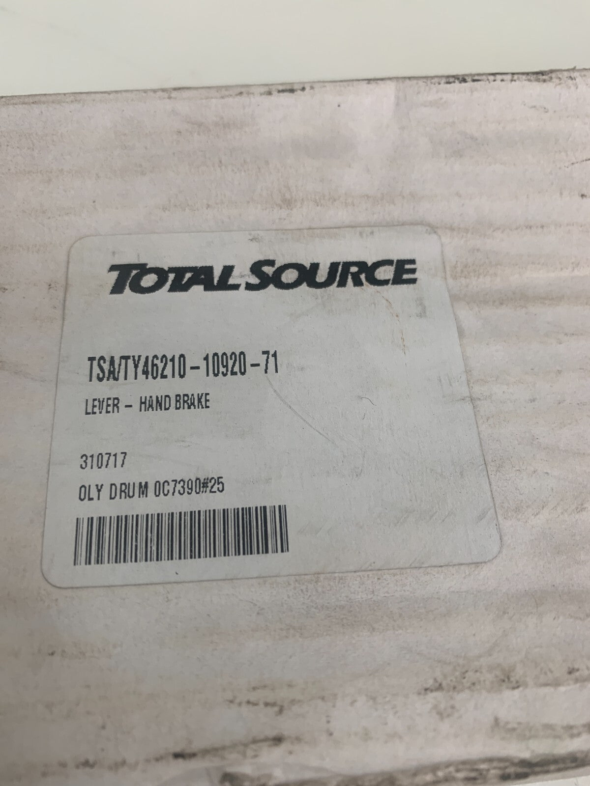 TOTAL SOURCE / TOYOTA  Lift Truck Lever Hand Brake TSA/TY46210-10920-71