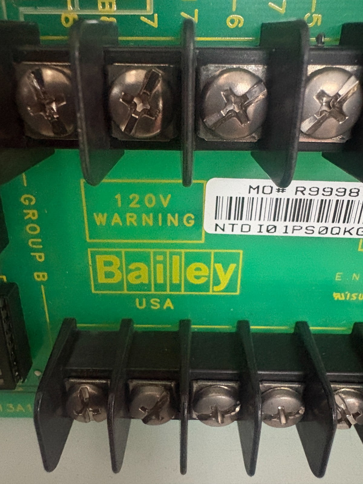 BAILEY NETWORK CIRCUIT BOARD 660-MISC-33112