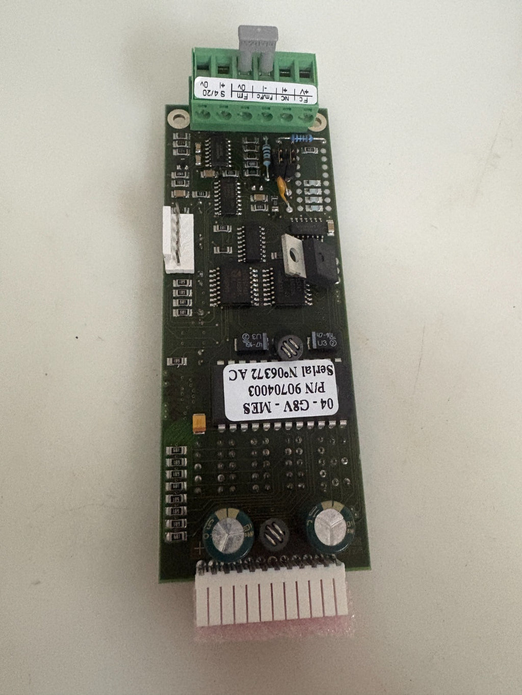 WESO CIRCUIT BOARD WITH DIGITAL COUNTER DISPLAY 04-G8V-MES #907040031