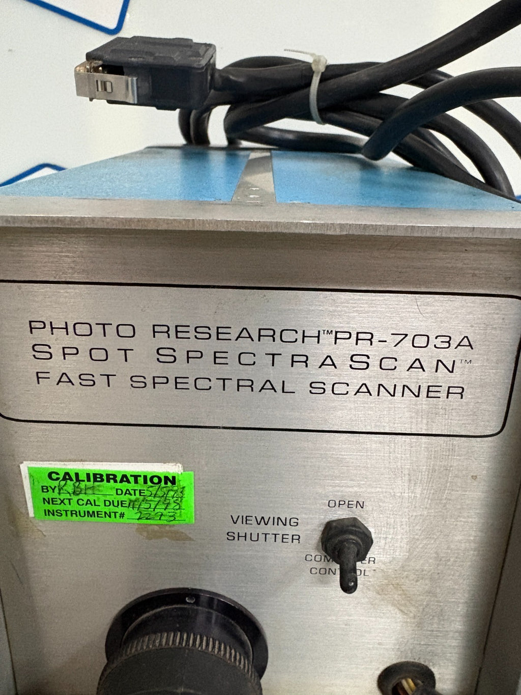 PHOTO RESEARCH VINTAGE PR-703A SPOT SPECTRASCAN FAST SPECTRAL SCANNER W/LENS2