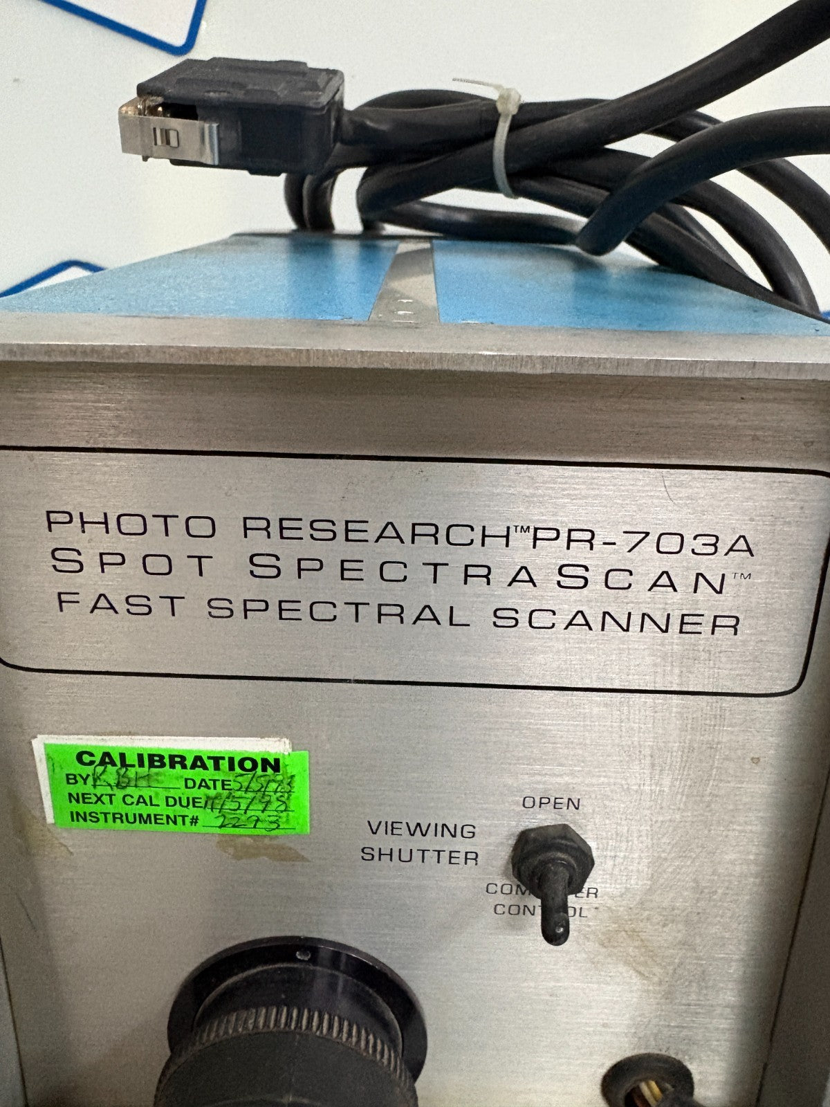 PHOTO RESEARCH VINTAGE PR-703A SPOT SPECTRASCAN FAST SPECTRAL SCANNER W/LENS2