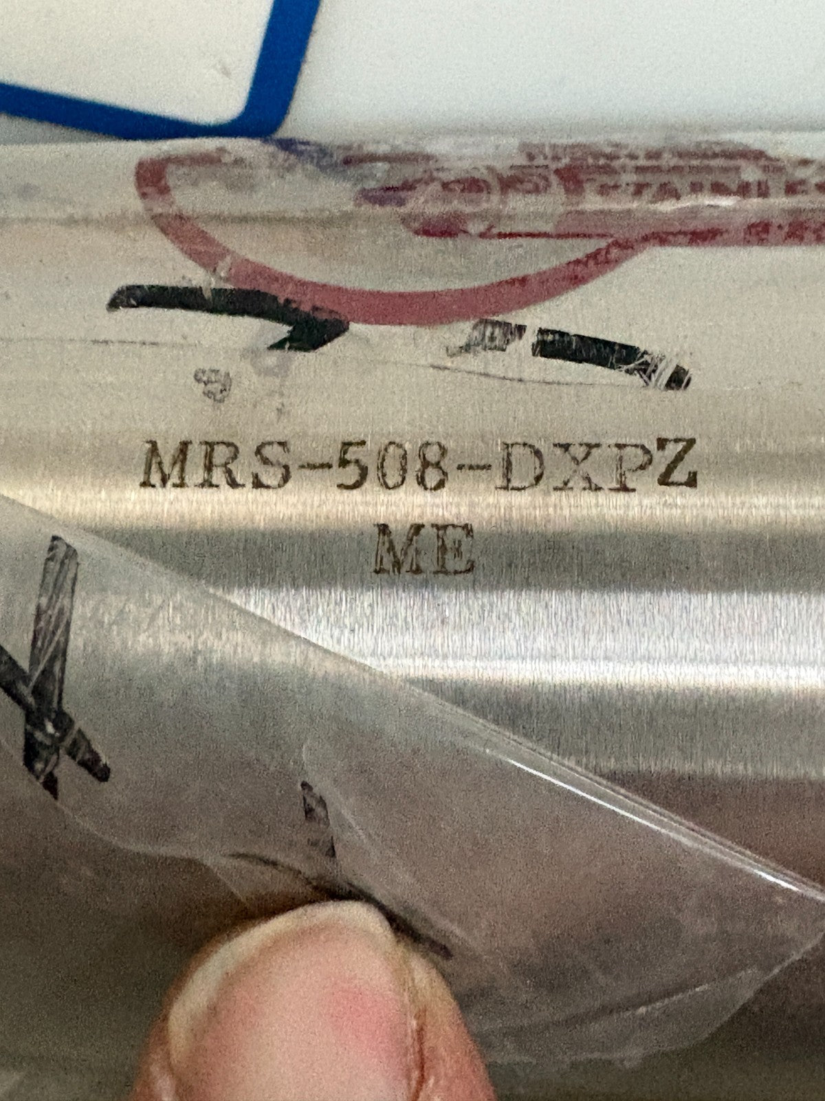 BIMBA STAINLESS STEEL DOUBLE ACTING PNEUMATIC CYLINDER MRS-508-DXPZ ME