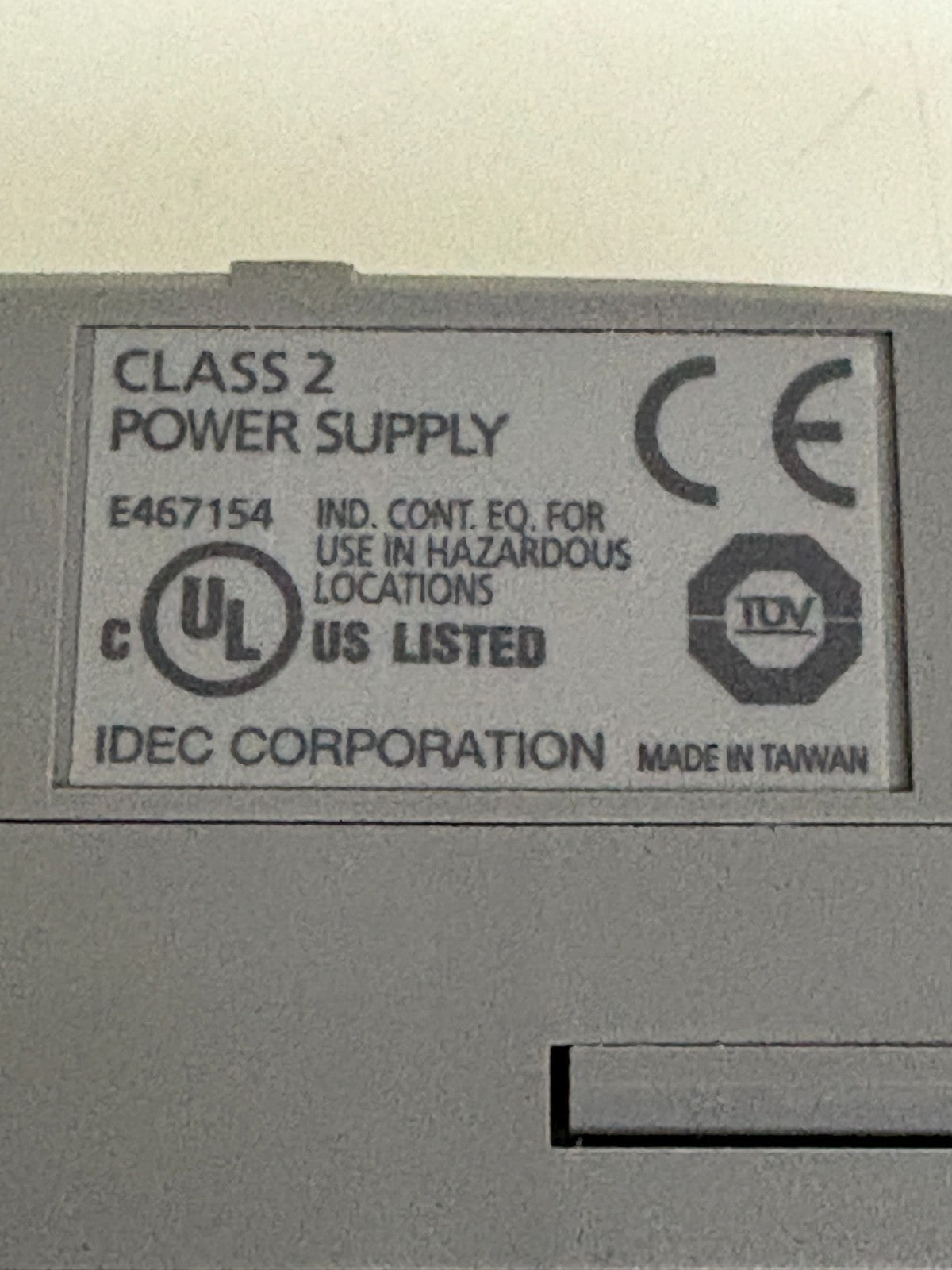 IDEC POWER SUPPLY 24 VDC 1.3A #PS5R-VC242