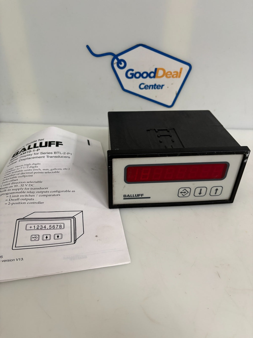 BALLUFF DIGITAL DISPLAY LINEAR DISPLACEMENT TRANSDUCERS BDD-AM10-1-P0