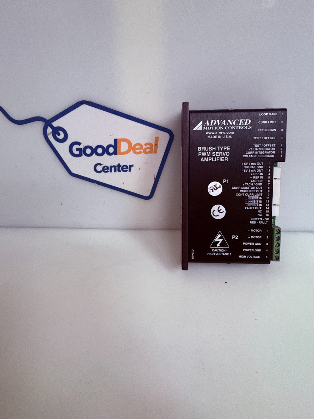ADVANCED MOTION CONTROLS BRUSH TYPE PWM SERVO AMPLIFIER0