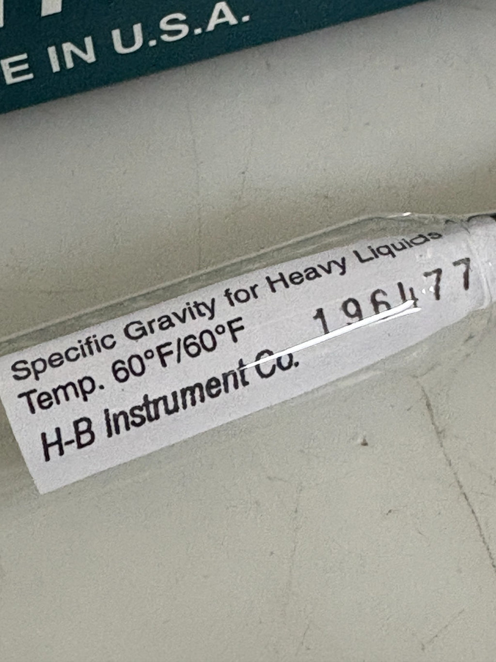 LOT OF 3 VWR PRECISION HYDROMETER 1.2-1.45
