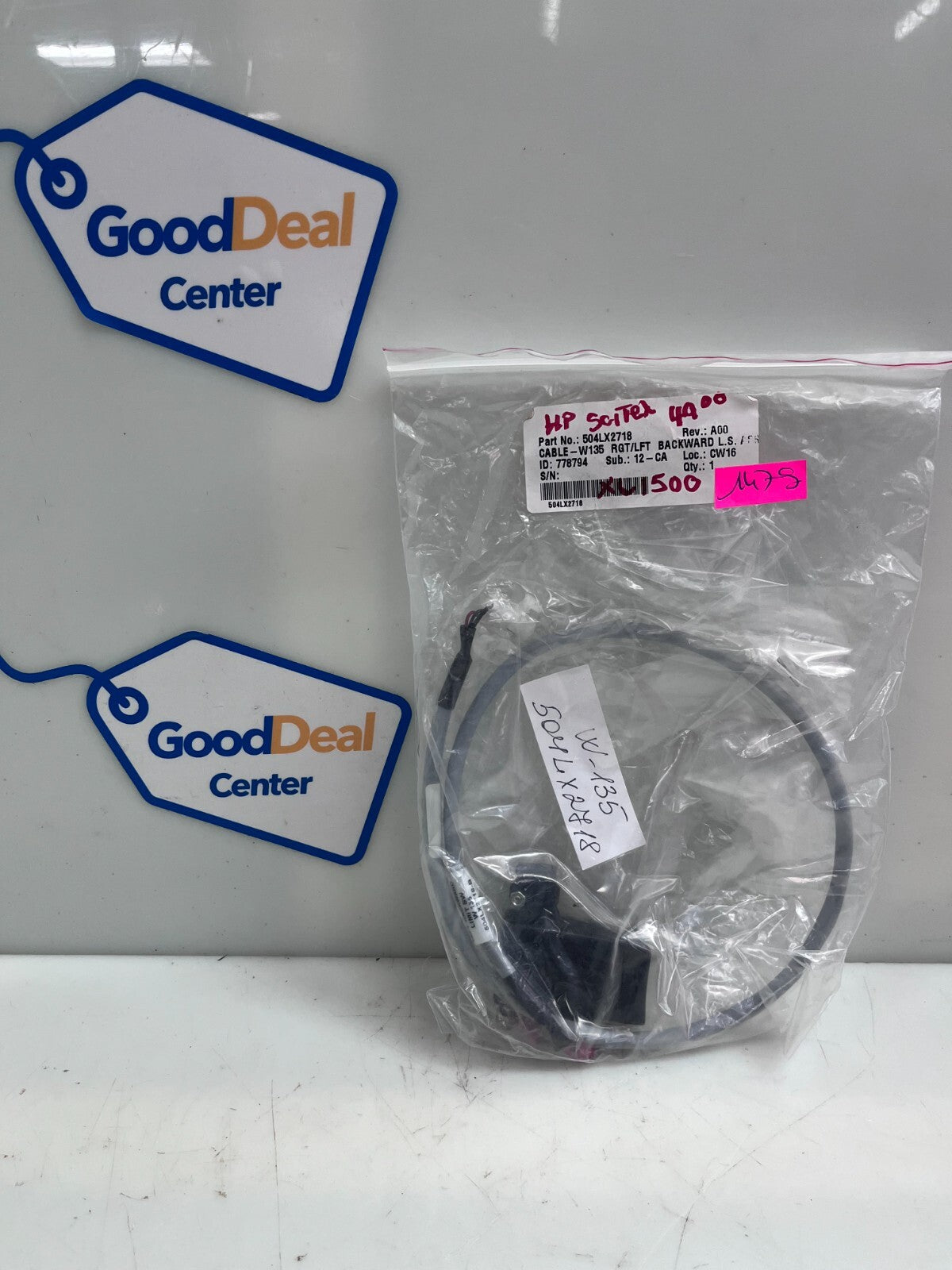 HP Scitex 504LX2718 Cable W135 Rgt/Lft Backward L.S. Assy