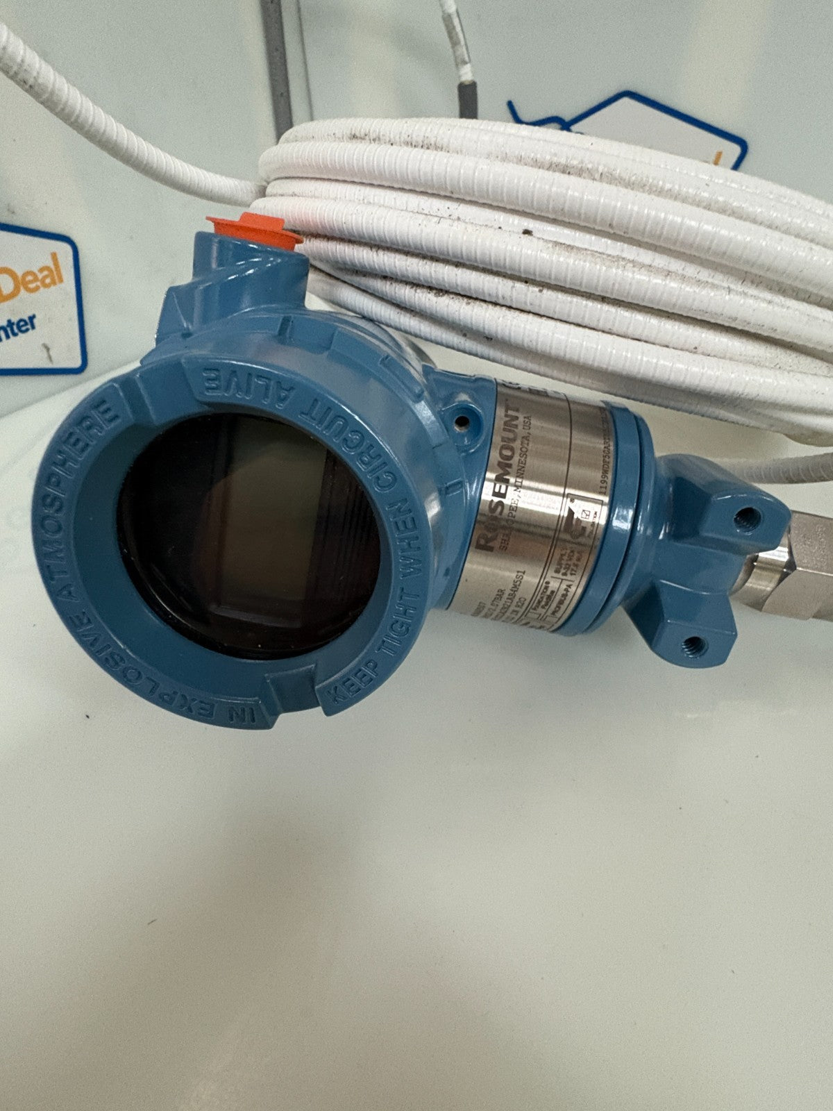 ROSEMOUNT PRESSURE TRANSMITTER 3051TG1A2B21AB4M5S1  W/MODULE SENSOR 16099175