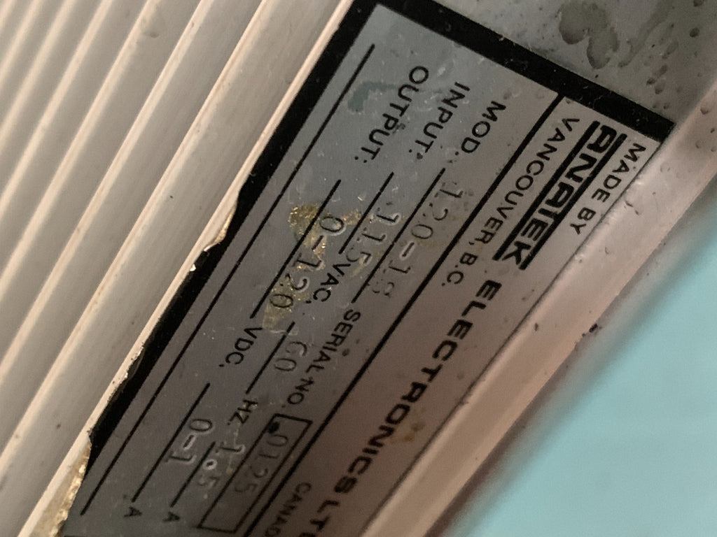 ANATEK REGULATED POWER SUPPLY #120-1S4