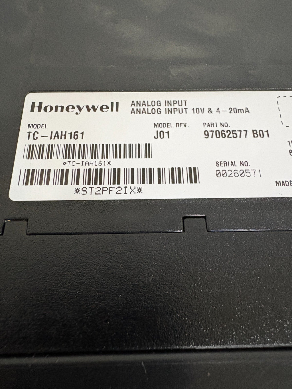 HONEYWELL ANALOG INPUT TC-IAH161 J01 #97062577 B01