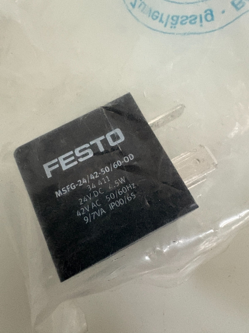 LOT OF 2 FESTO SOLENOID 34411 MSFG-24/42-50/60-OD1