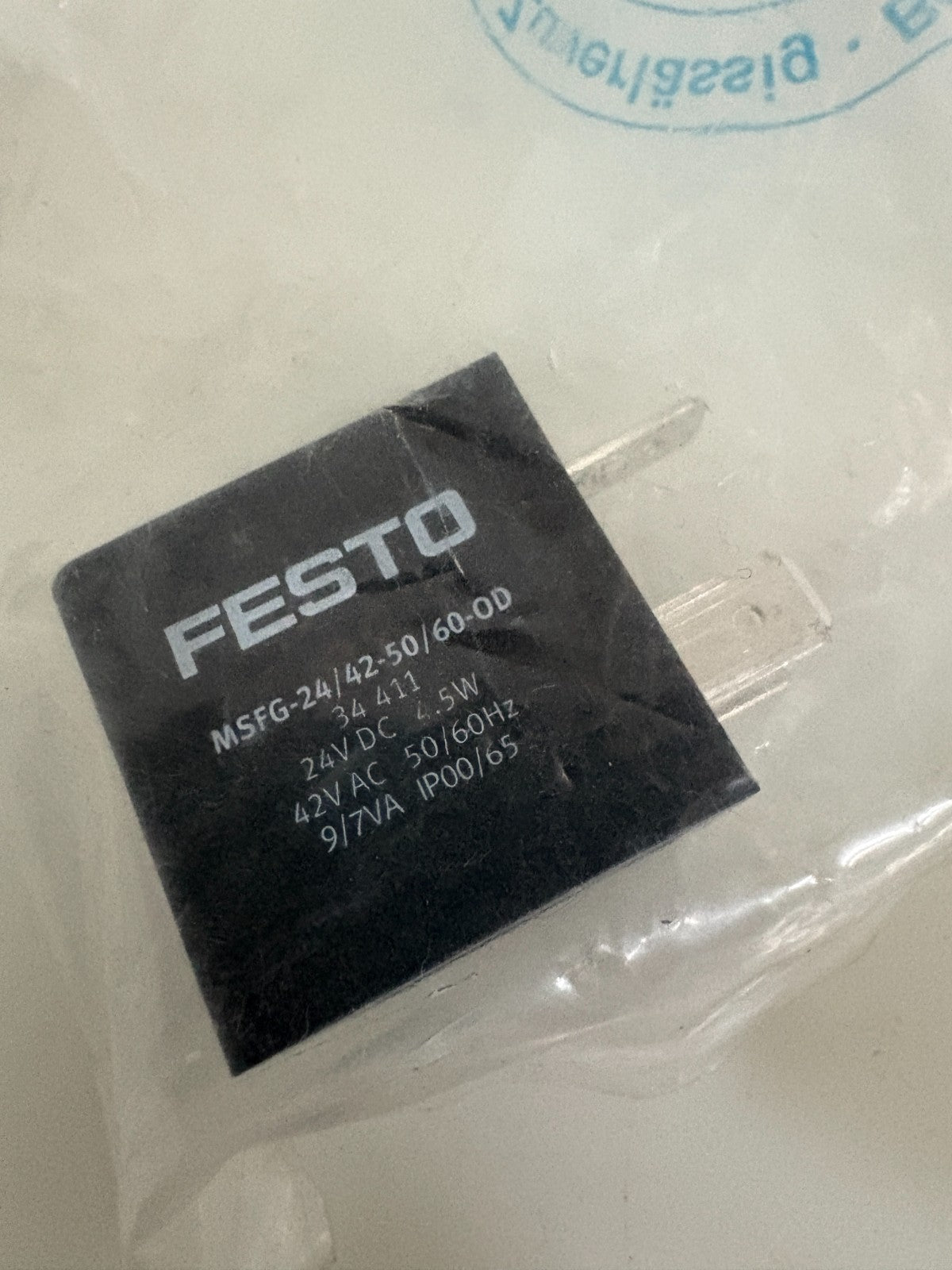 LOT OF 2 FESTO SOLENOID 34411 MSFG-24/42-50/60-OD1