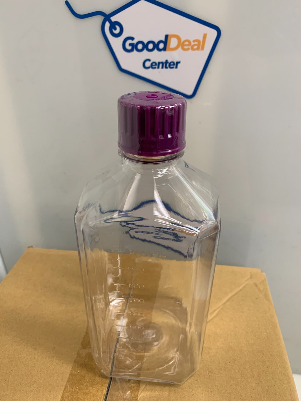 VWR Media Bottles Square PETG Sterile 1000ml 12 bottles/case 89132-056