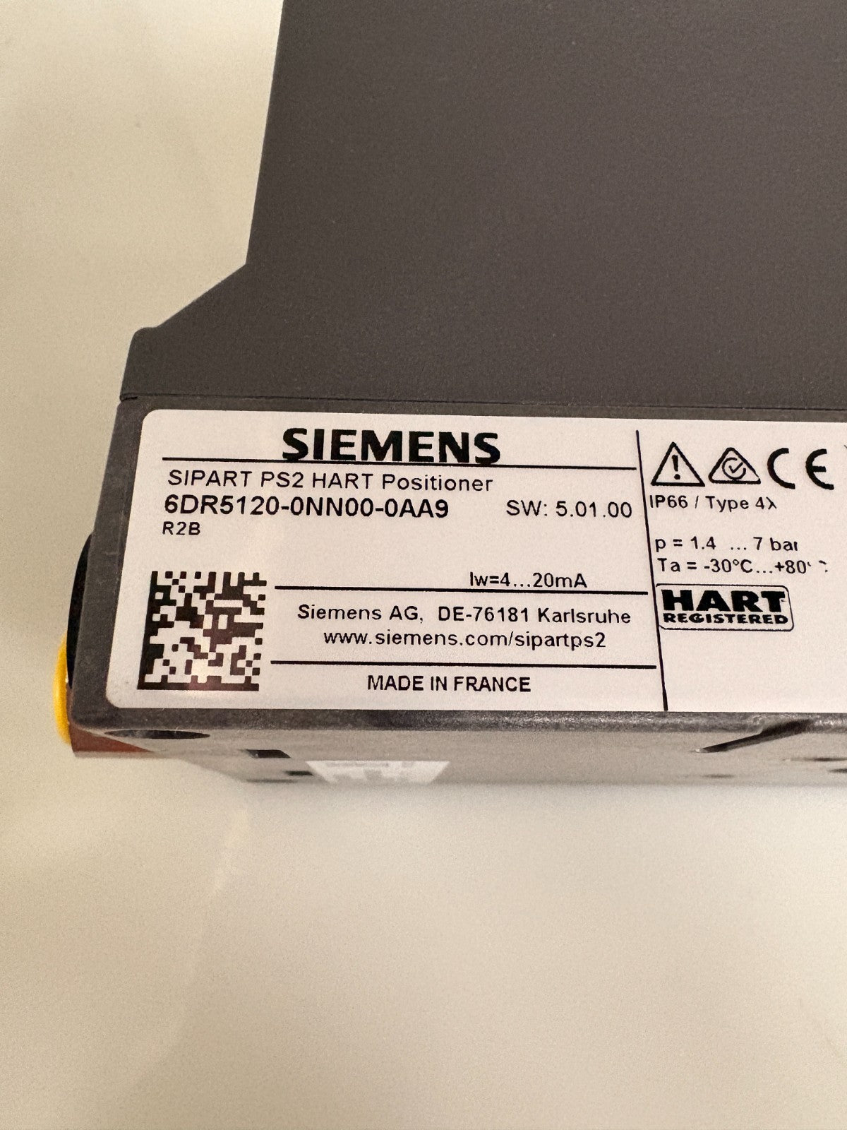 SIEMENS SIPART PS2 HART POSITIONER 6DR5120-0NN00-0AA96