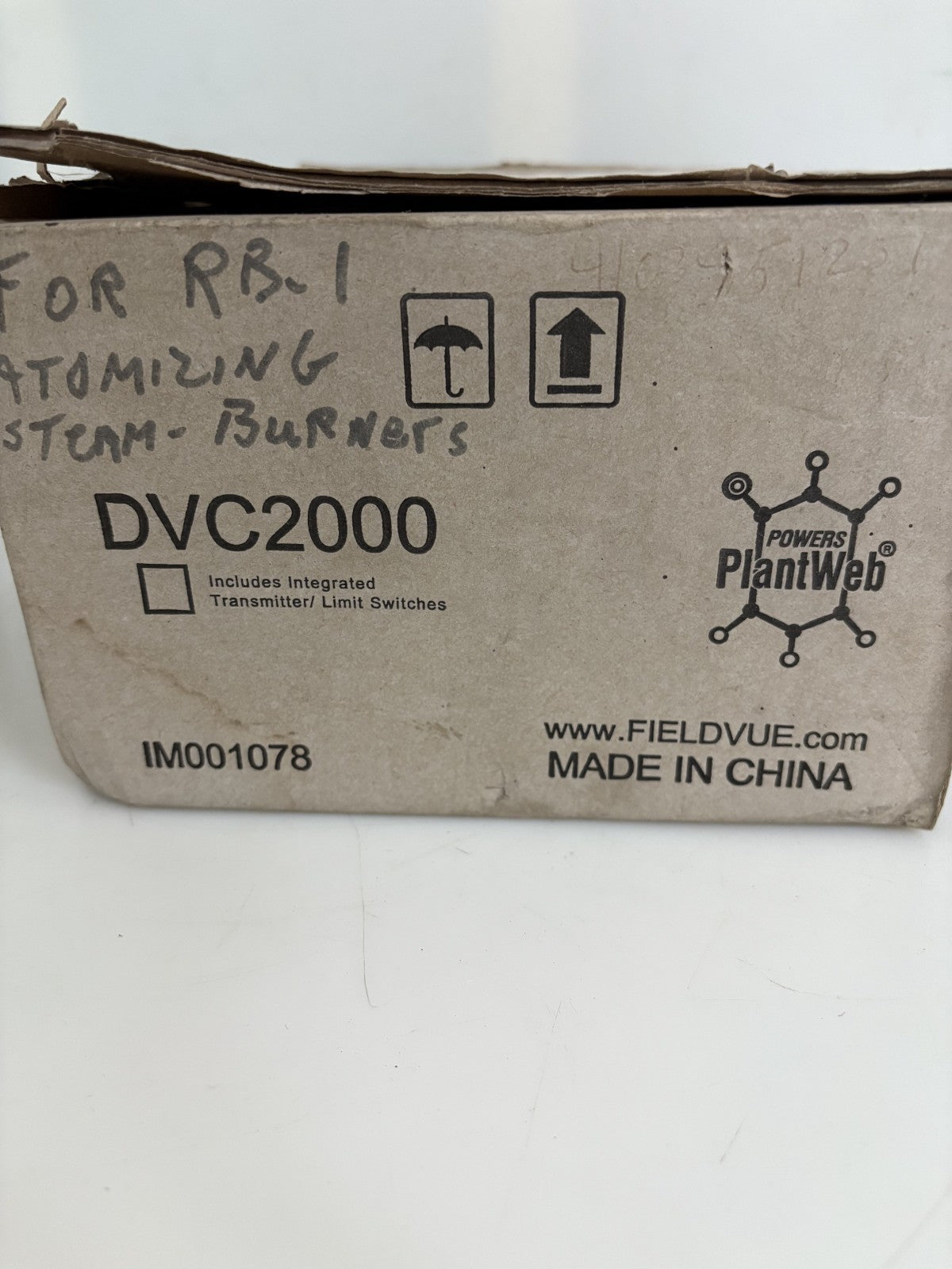 FISHER FIELDVUE INST DVC2000 DIGITAL CONTROLLER VALVE POSITIONER