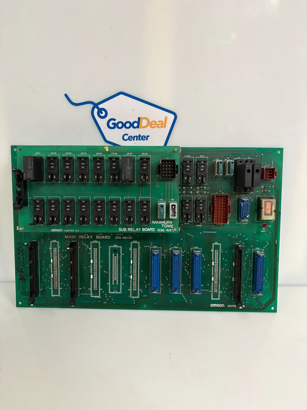 OMRON 0127070-7B NAKAMURA TOME MAIN RELAY BOARD G3G-NS1 (A)  W SUB RELAY BOARD