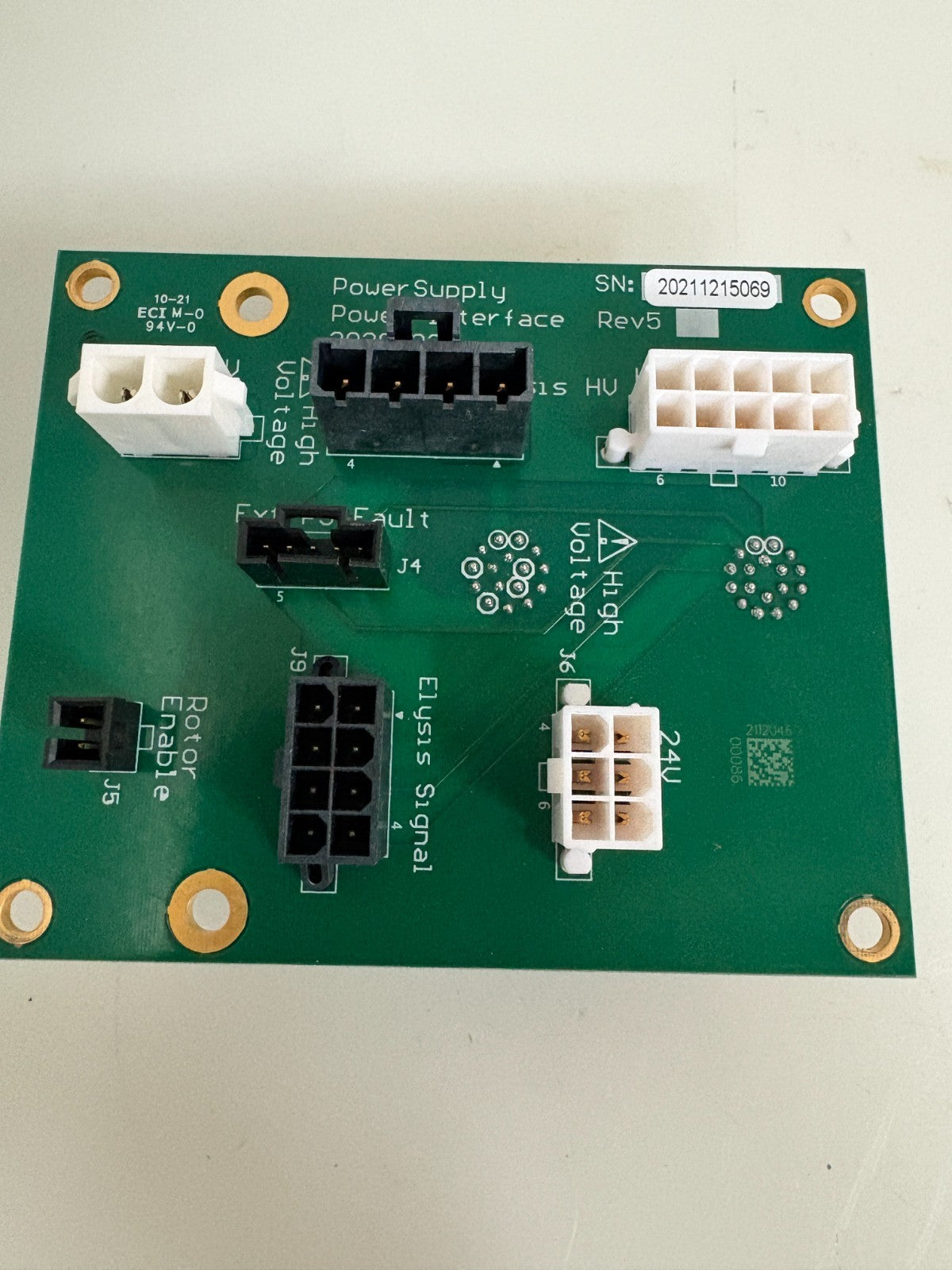 POWER SUPPLY POWER INTERFACE 20200034 REV 52