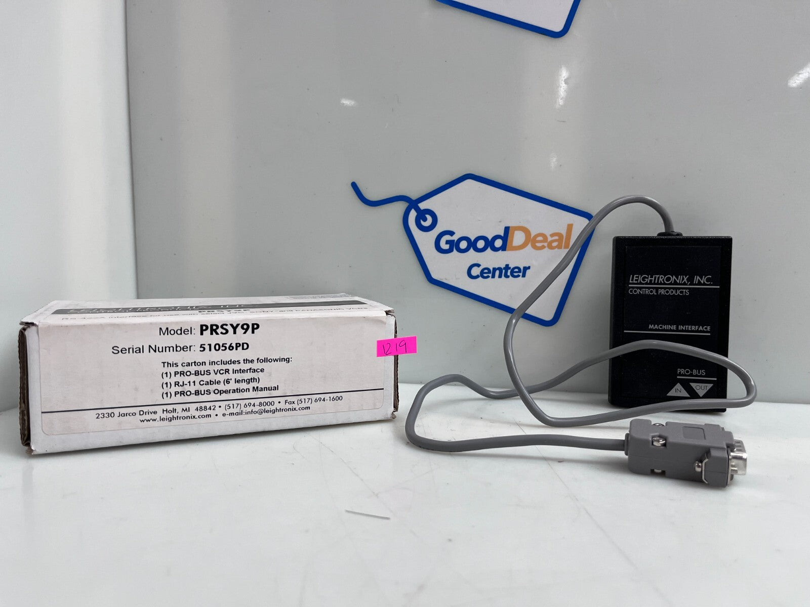 LEIGHTRONIX 51056PD Machine Interface PRSY9P