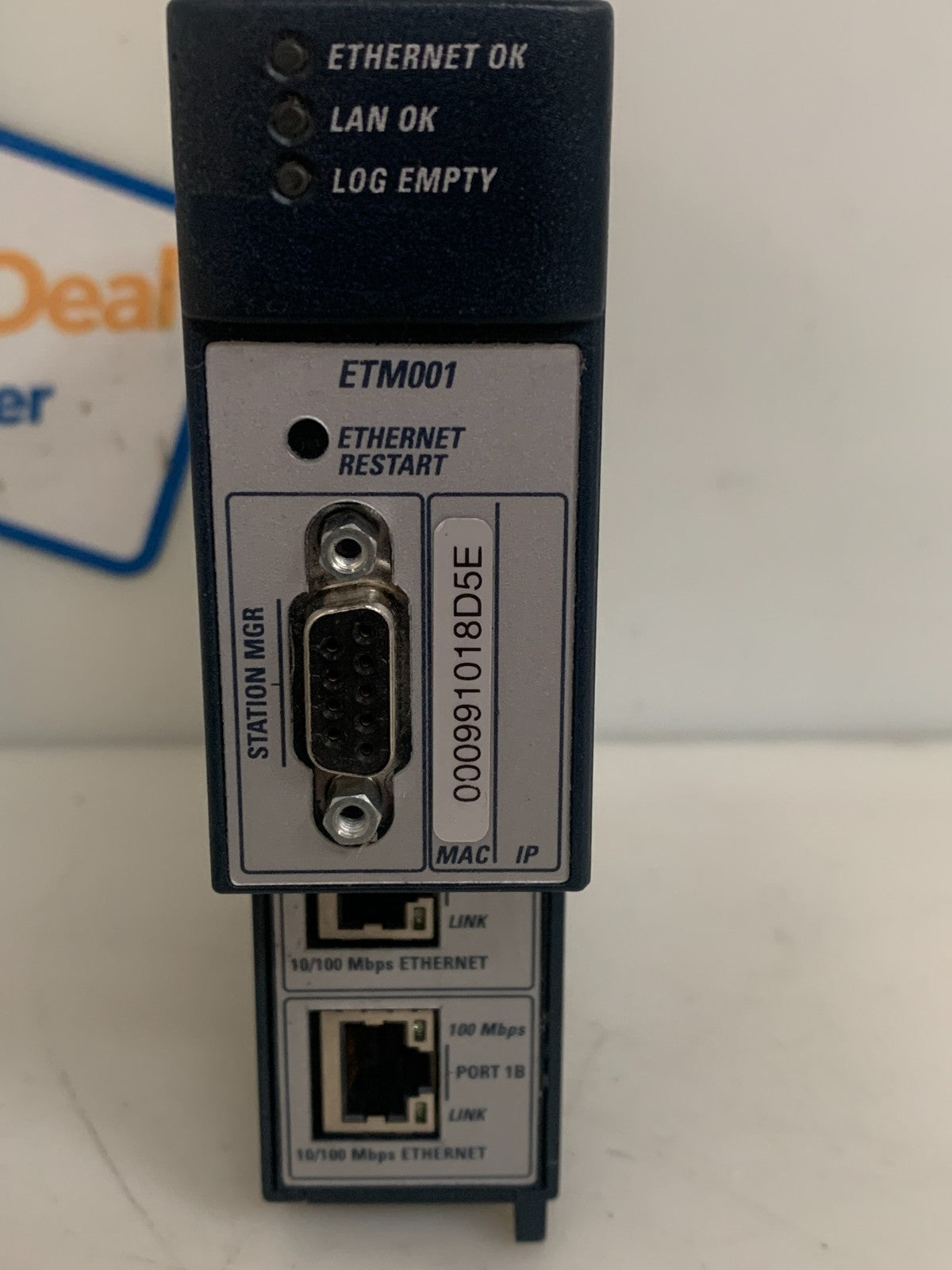 GE FANUC ETHERNET MODULE IC695ETM001-DF RX3I1