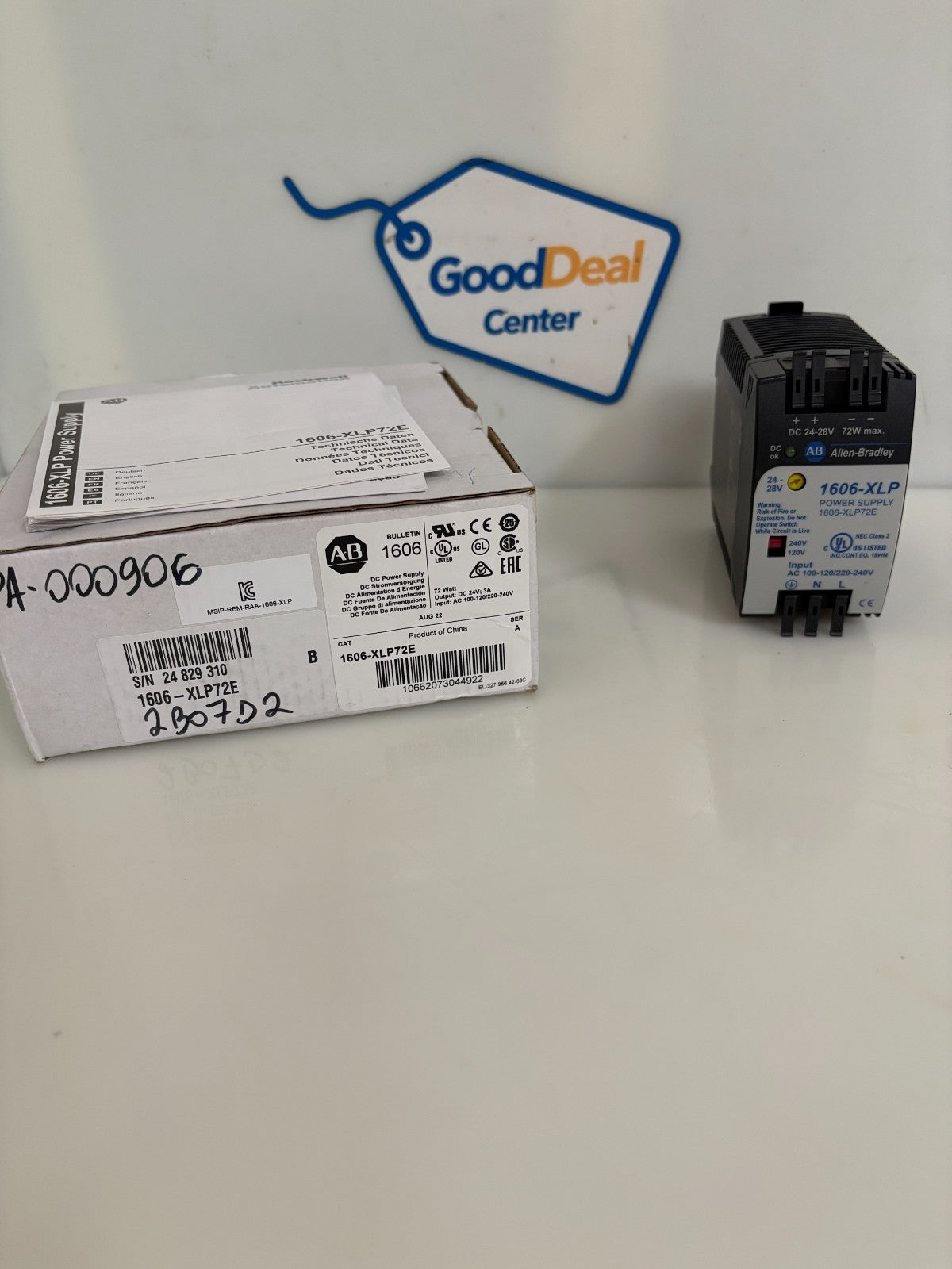 ALLEN BRADLEY POWER SUPPLY 1606-XLP72E A