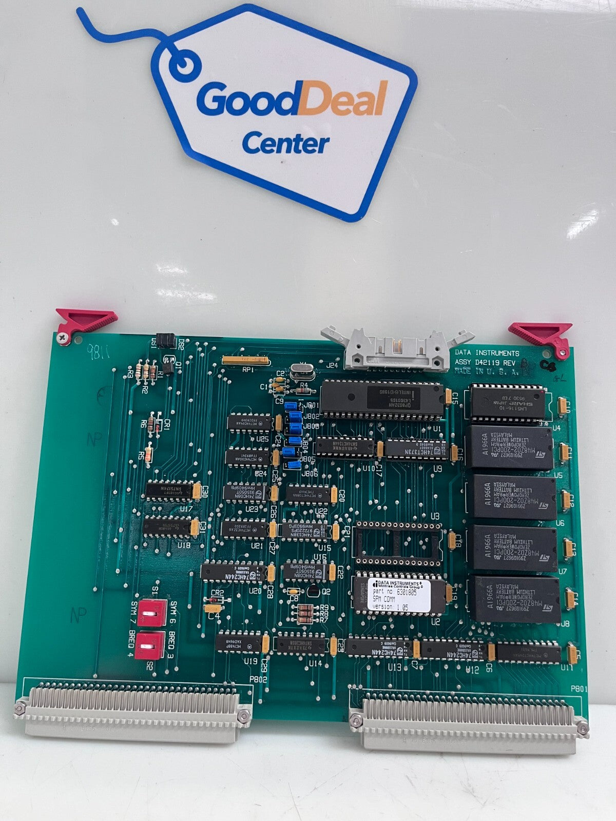 DATA INSTRUMENTS D42119 REV B 6301805 CPU Circuit Board