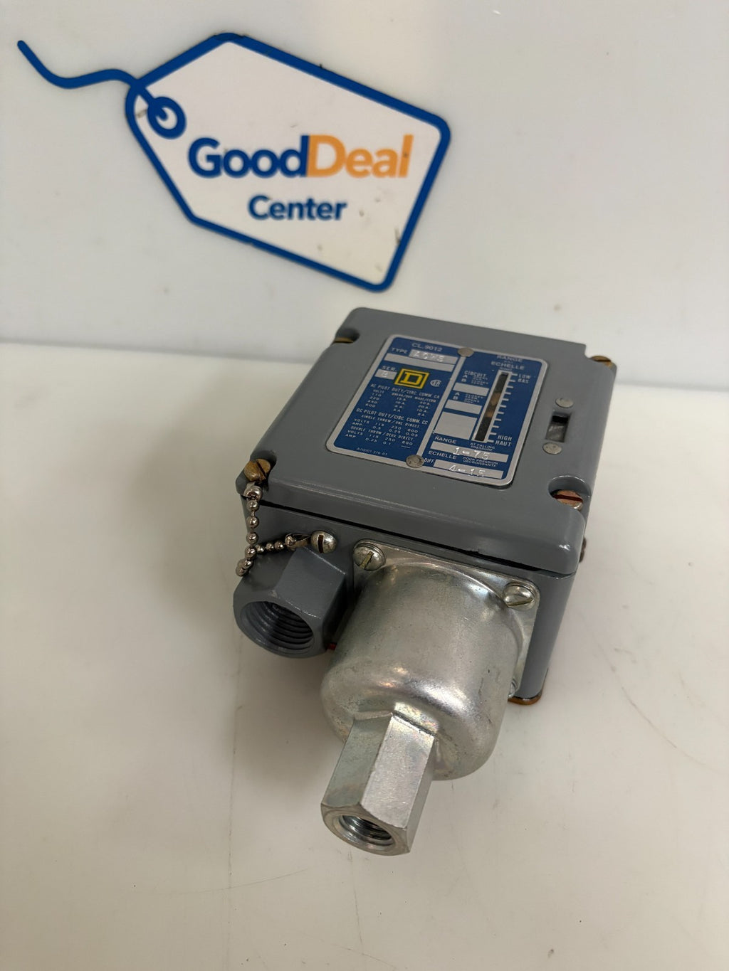 SQUARE D PRESSURE SWITCH SER B CL9012 ACW5 0
