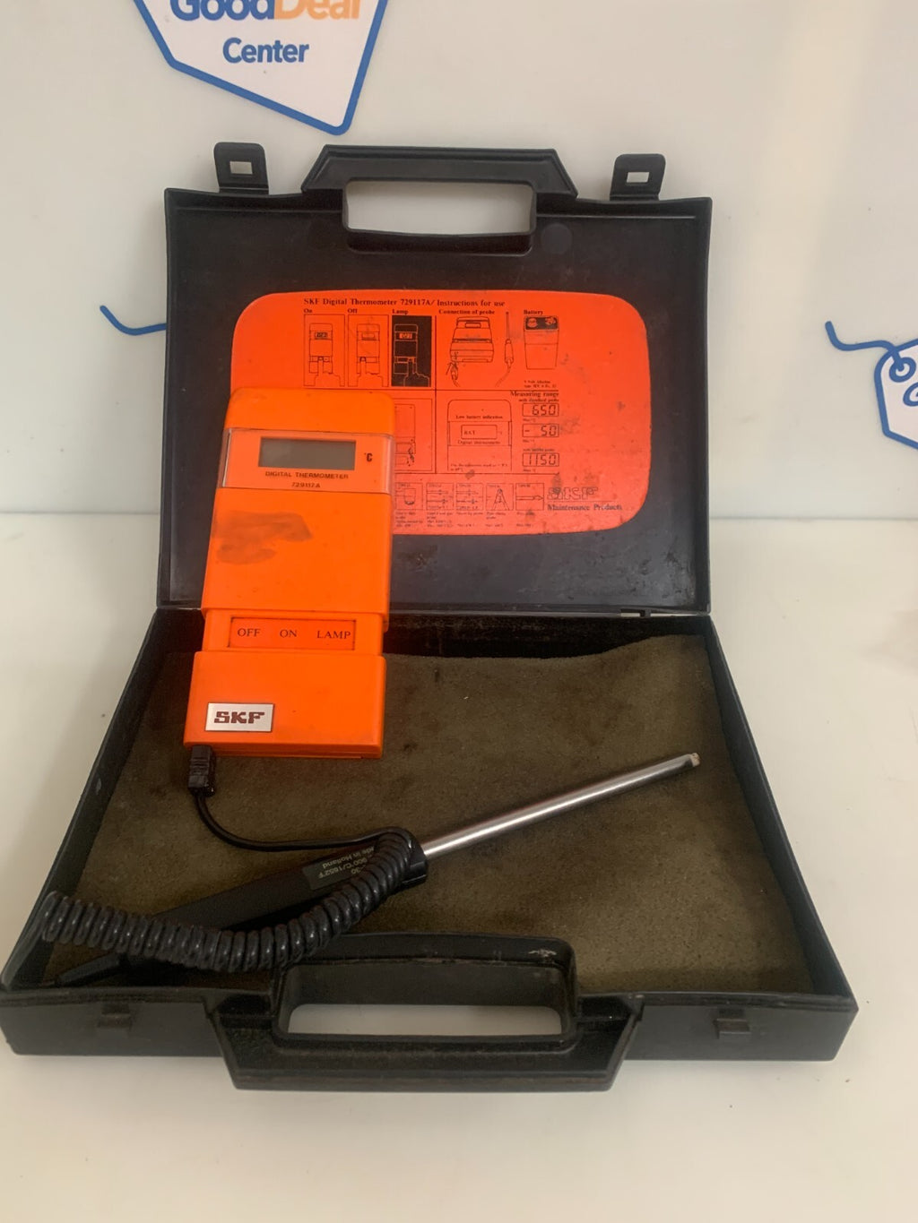 SKF DIGITAL THERMOMETER WITH PROBE 729117 A