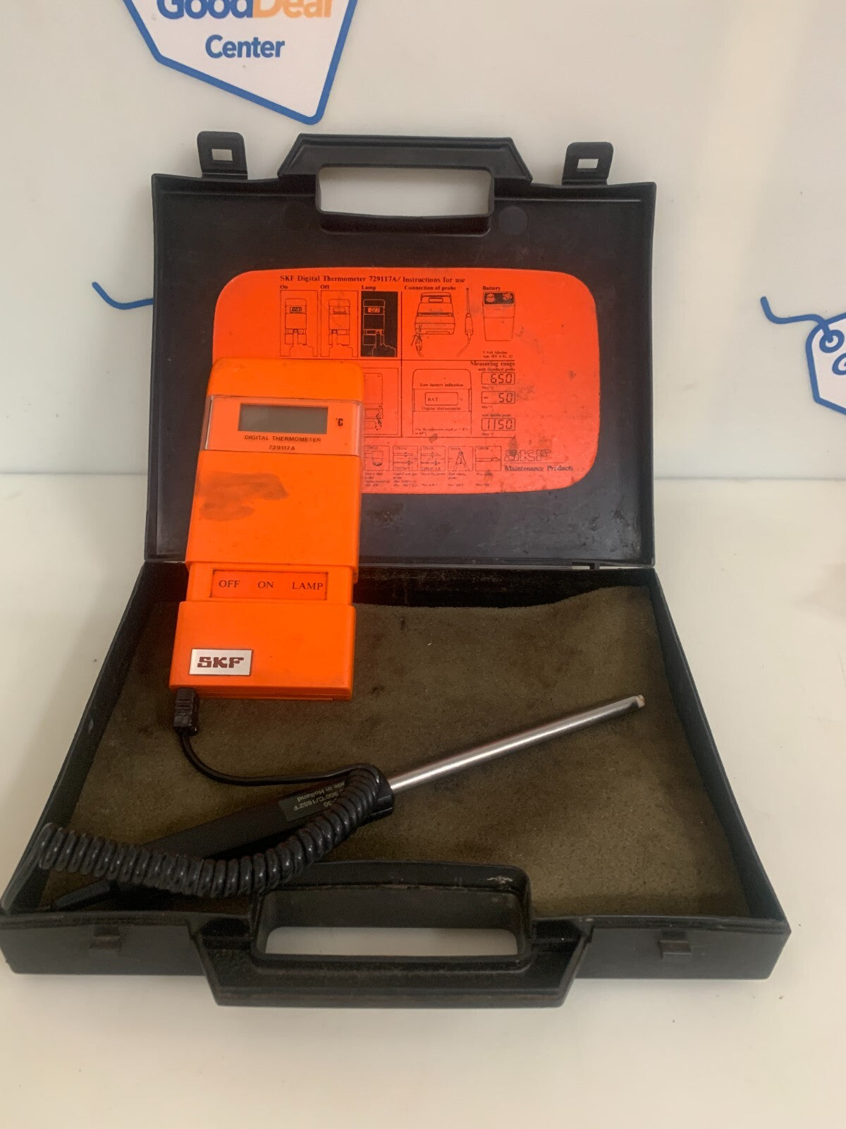 SKF DIGITAL THERMOMETER WITH PROBE 729117 A
