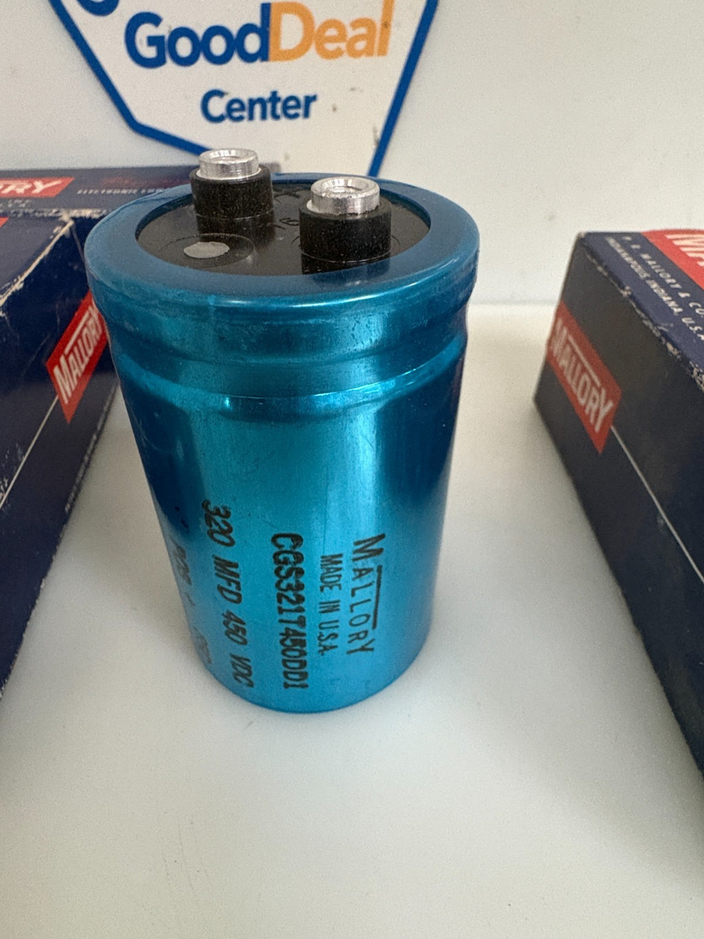 LOT OF 3 MALLORY CAPACITOR CGS321T450DD1