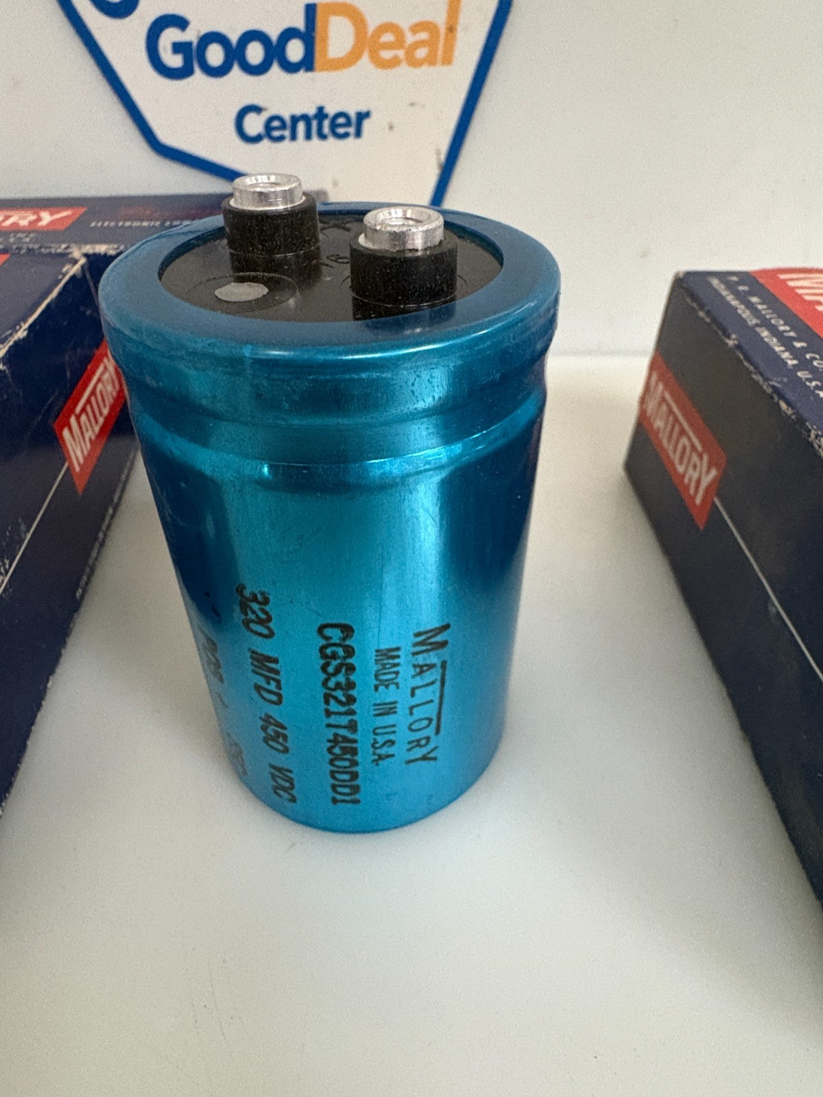 LOT OF 3 MALLORY CAPACITOR CGS321T450DD1