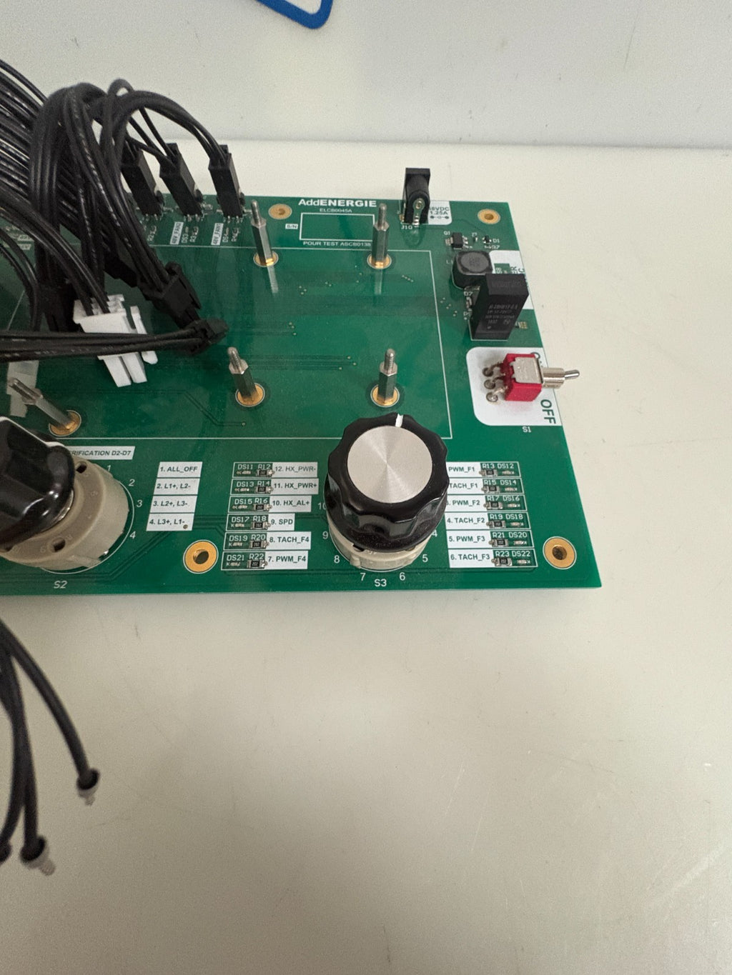 ADD ENERGIE TEST BOARD ELCB0045A ASCB01383