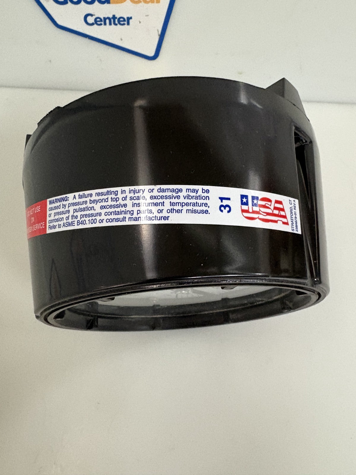 ASHCROFT 0-60 PSI AND 0-30 IN HG VAC DURAGAUGE 4"