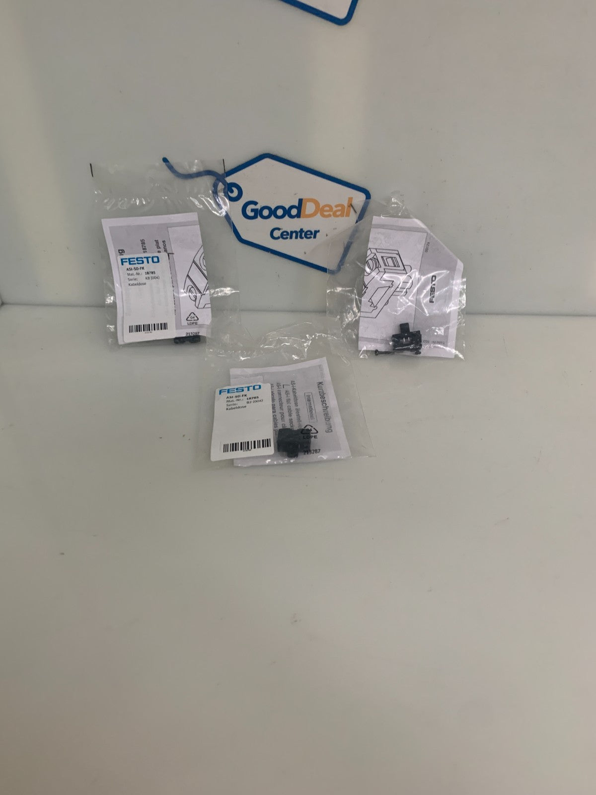 LOT OF 3 FESTO ASI-SD-FK KABELDOSE